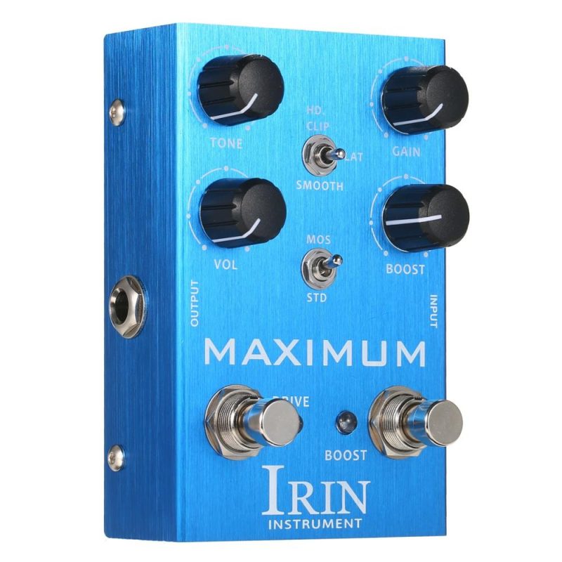 Musical Effects |   Overdrive Guitar Effect Pedal for Electric Guitar – MAXIMUM Blue Musical Effects Blue