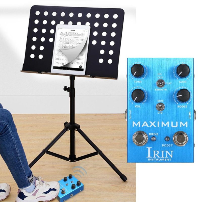 Musical Effects |   Overdrive Guitar Effect Pedal for Electric Guitar – MAXIMUM Blue Musical Effects Blue