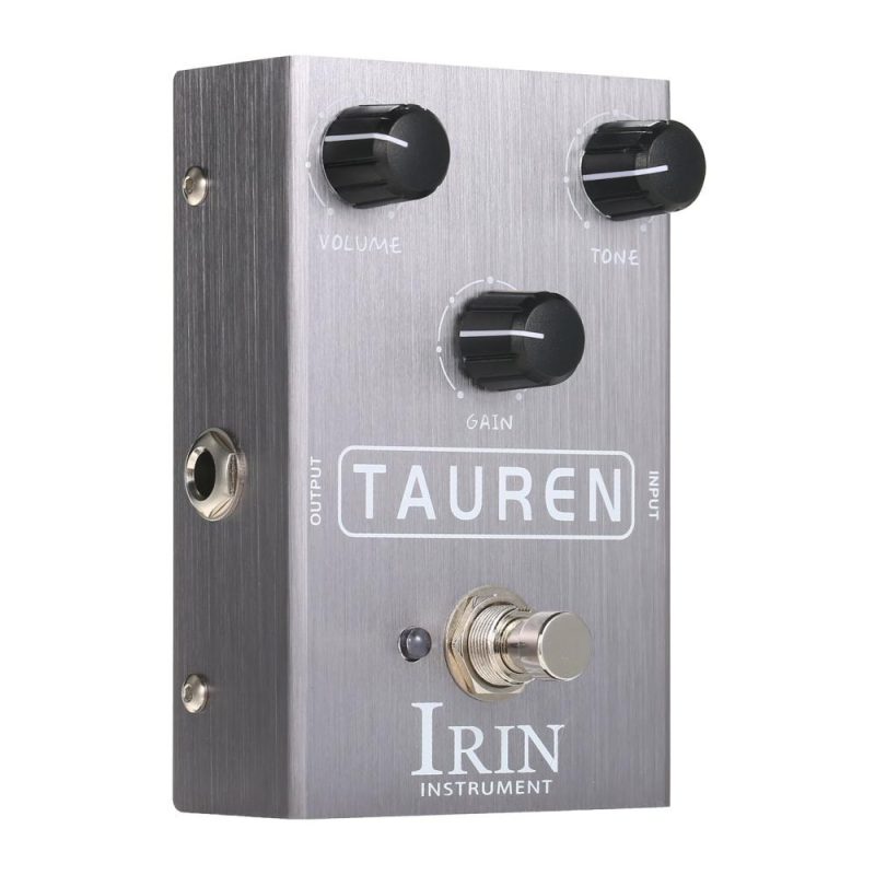 Musical Effects |   Overdrive Guitar Effect Pedal Mini Effector – TAUREN Grey Musical Effects Grey