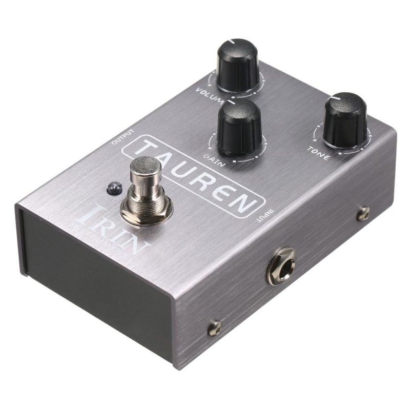 Musical Effects |   Overdrive Guitar Effect Pedal Mini Effector – TAUREN Grey Musical Effects Grey