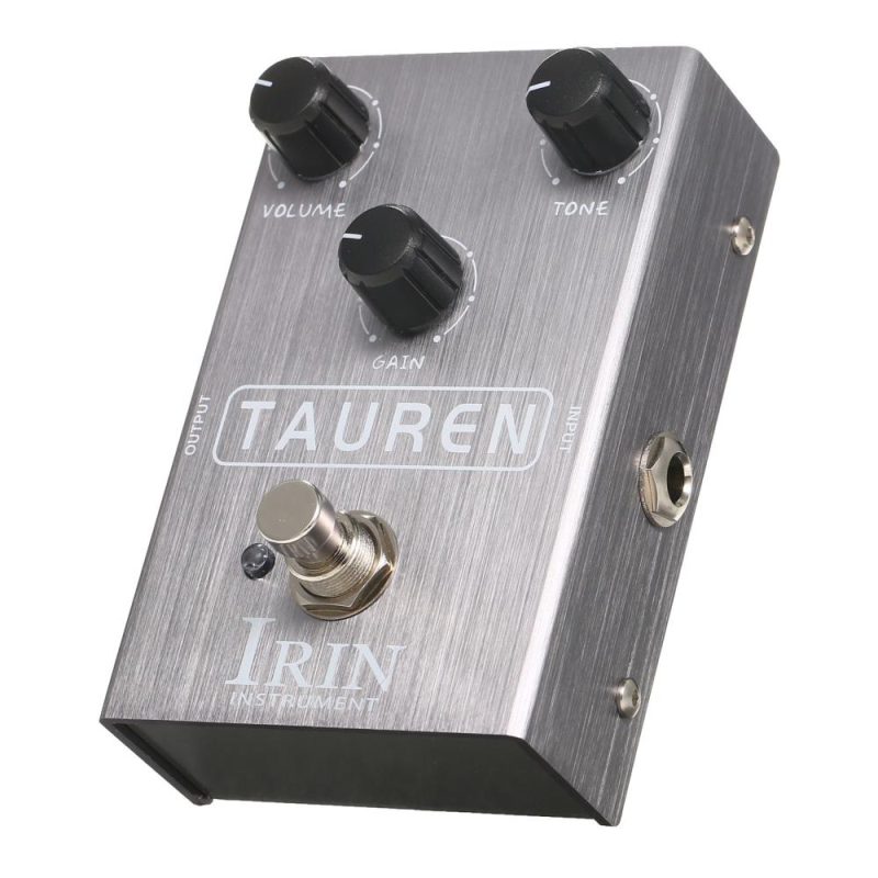 Musical Effects |   Overdrive Guitar Effect Pedal Mini Effector – TAUREN Grey Musical Effects Grey