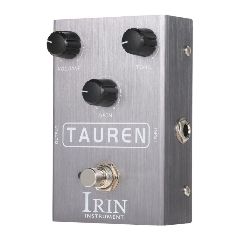 Musical Effects |   Overdrive Guitar Effect Pedal Mini Effector – TAUREN Grey Musical Effects Grey