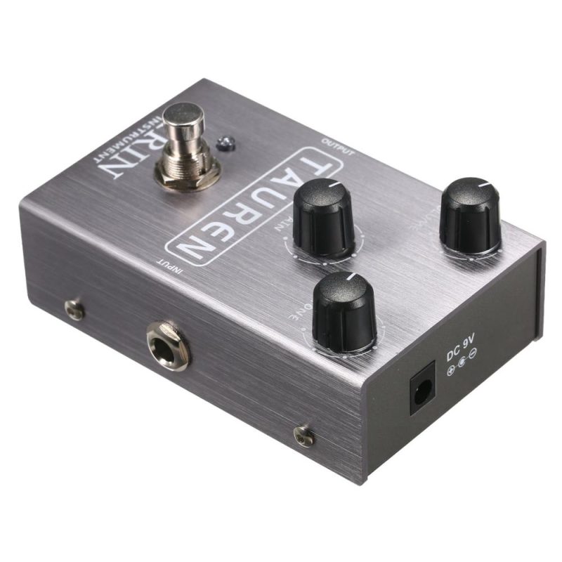 Musical Effects |   Overdrive Guitar Effect Pedal Mini Effector – TAUREN Grey Musical Effects Grey