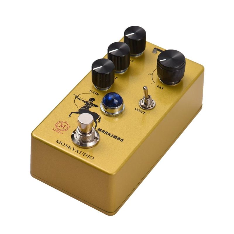 Musical Effects |   Overdrive/Preamp/Booster Guitar Effect Pedal – MARKSMAN Yellow Musical Effects Musical Effects