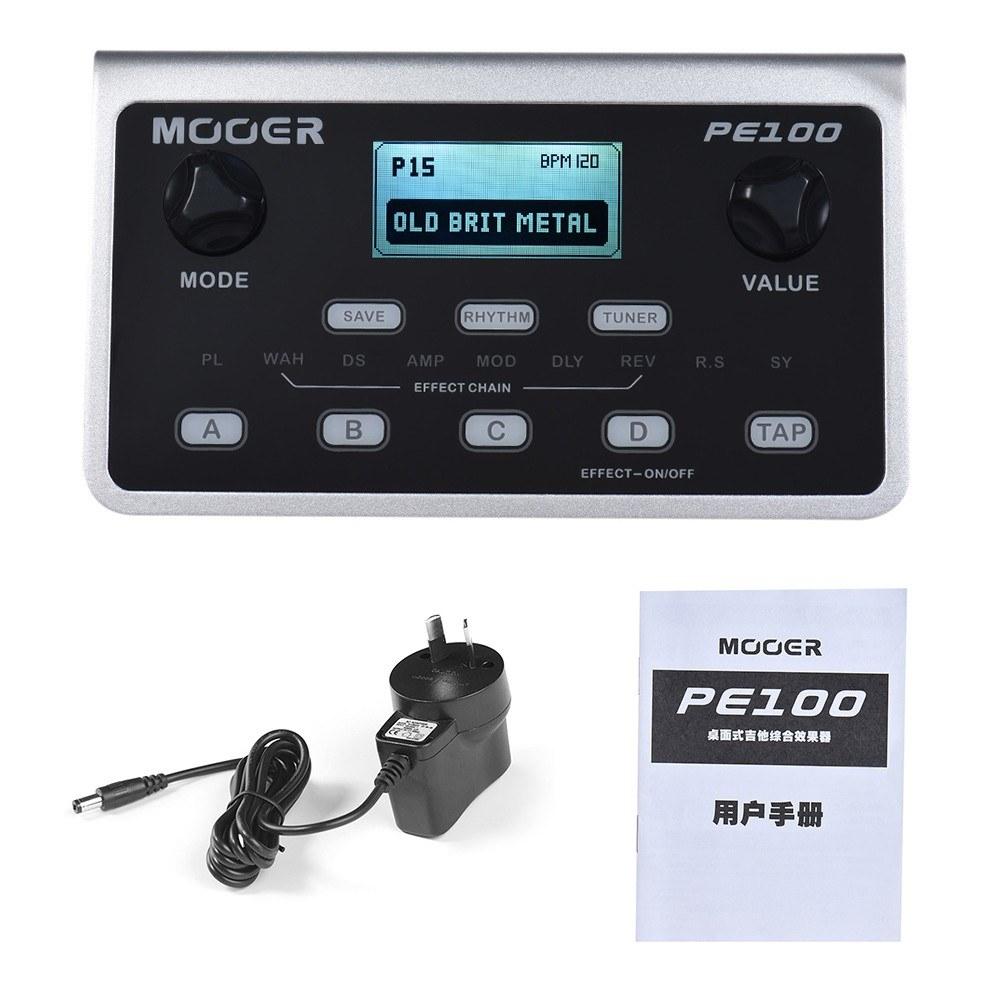 Musical Effects |   PE100 Compact and Portable Multi-effects Guitar Pedal with 39 Effects, 40 Drum Patterns, and Tap Tempo Musical Effects Musical Effects