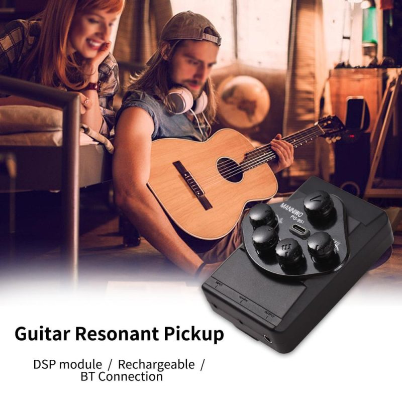 Musical Effects |   PG-951 Guitar Resonant Pickup DSP Resonance Sound Pickup for Guitar Black Musical Effects Black