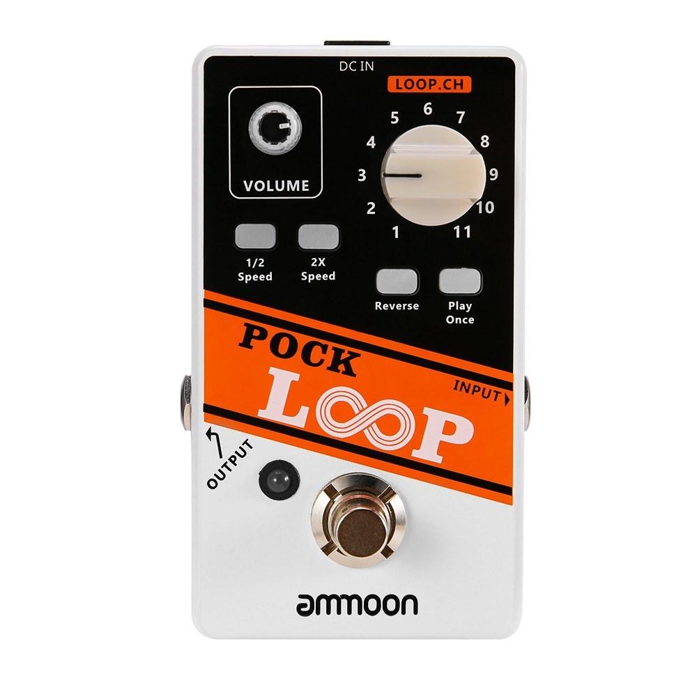 Musical Effects |   POCK LOOP – Advanced Looper Guitar Effect Pedal with 11 Loopers and Max.330mins Recording Time White Musical Effects Musical Effects