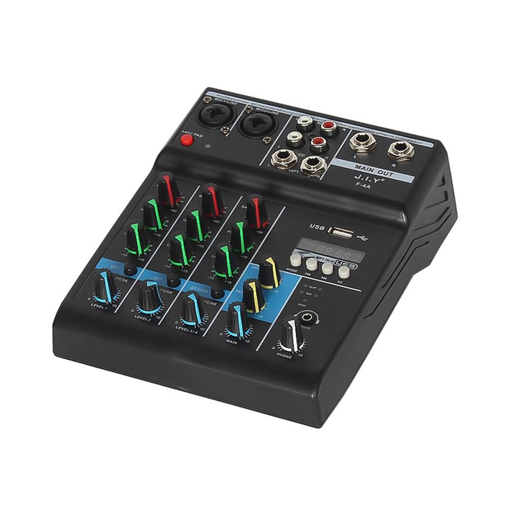 Musical Effects |   Professional 4-Channel Mixing Console Musical Effects Musical Effects