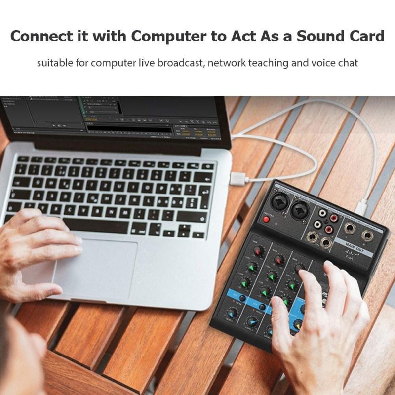 Musical Effects |   Professional 4-Channel Mixing Console Musical Effects Musical Effects