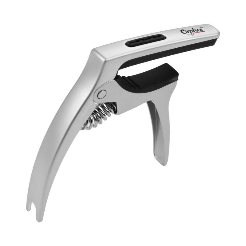 Musical Effects |   Q5 3-in-1 Multi-functional Guitar Capo Aluminum Alloy Silver Musical Effects Musical Effects