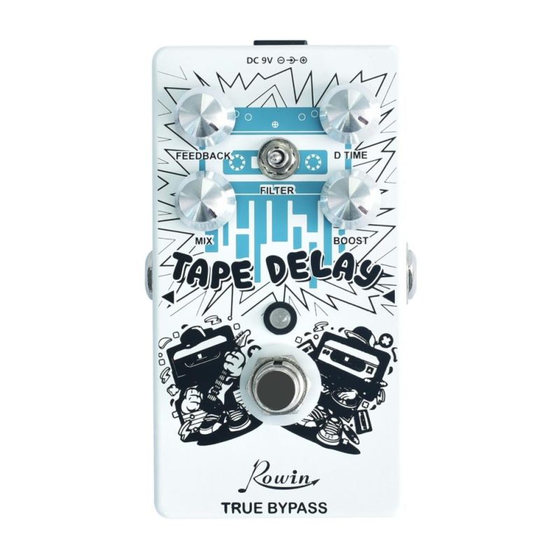 Musical Effects |   RE-01 TAPE DELAY Digital Delay Guitar Effect Pedal White Musical Effects Musical Effects