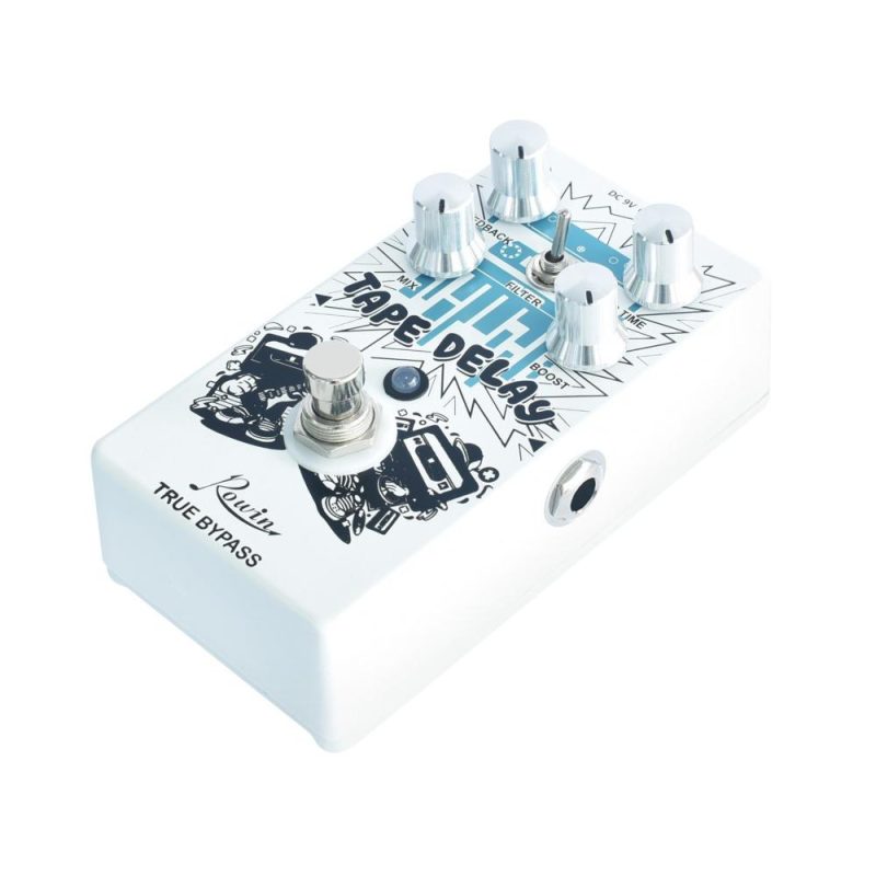 Musical Effects |   RE-01 TAPE DELAY Digital Delay Guitar Effect Pedal White Musical Effects Musical Effects