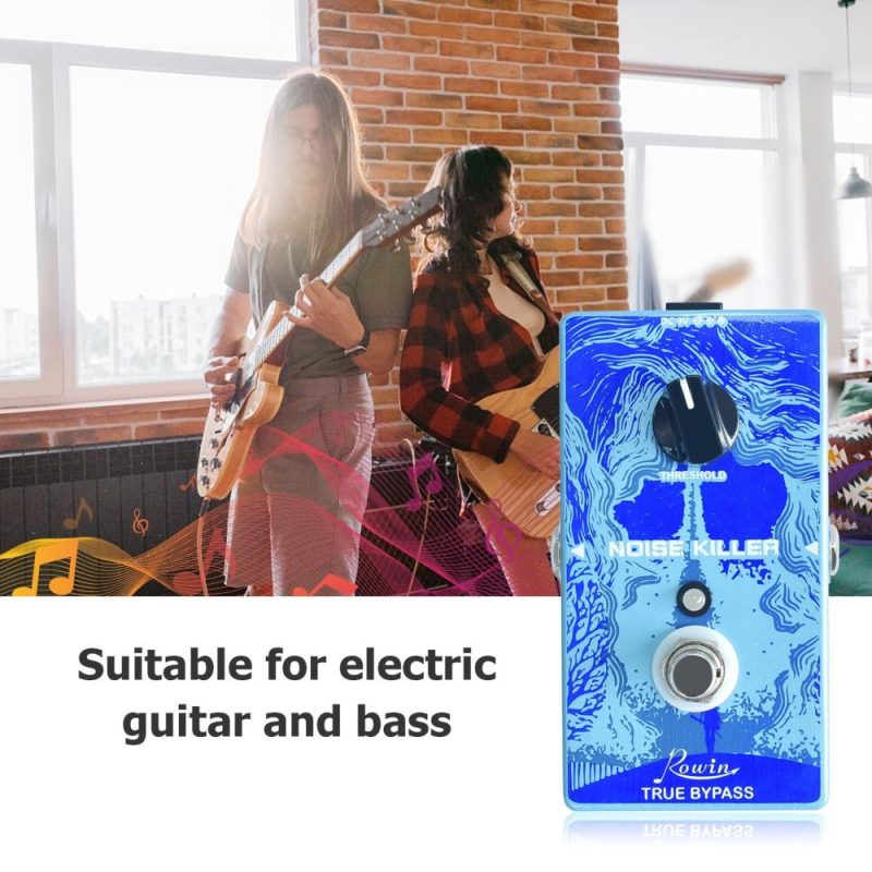 Musical Effects |   RE-03 Noise Killer Effect Pedal for Electric Guitar Bass Blue Musical Effects Blue