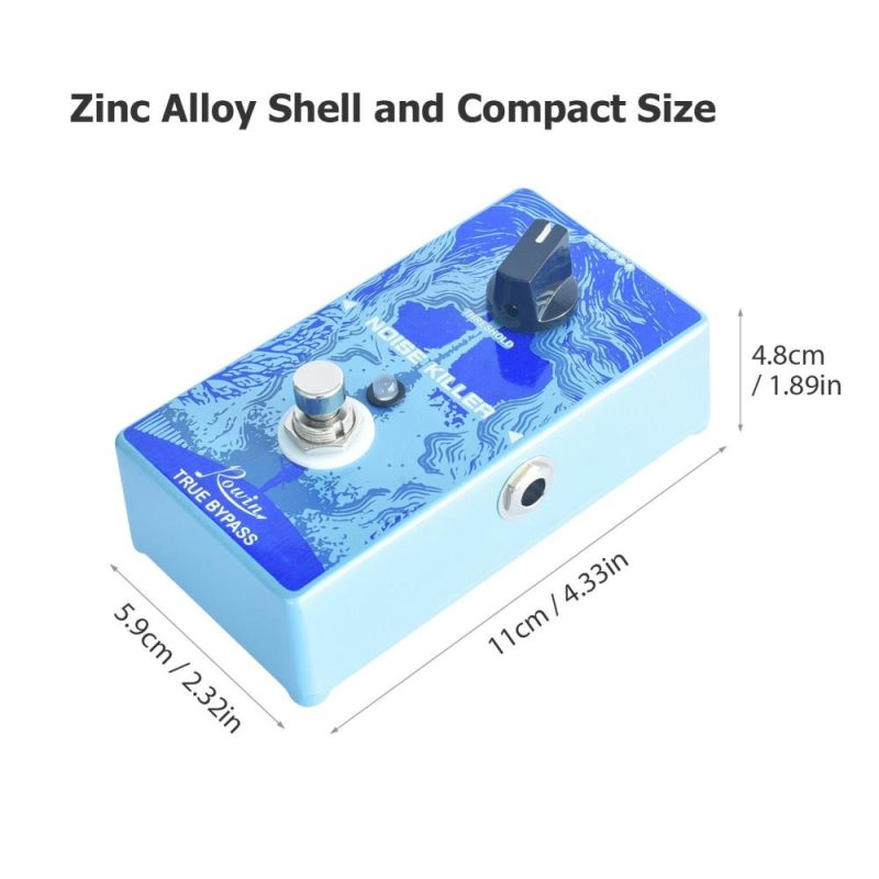 Musical Effects |   RE-03 Noise Killer Effect Pedal for Electric Guitar Bass Blue Musical Effects Blue