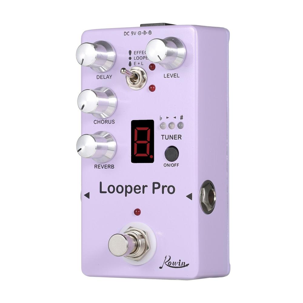 Musical Effects |   RE-05 Loop Guitar Effector Looper Tuner Mini Guitar Looper Effect Pedal Purple Musical Effects Musical Effects