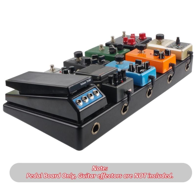 Musical Effects |   RPB-1BK Big Size Guitar Effects Pedal Board Black Musical Effects Black