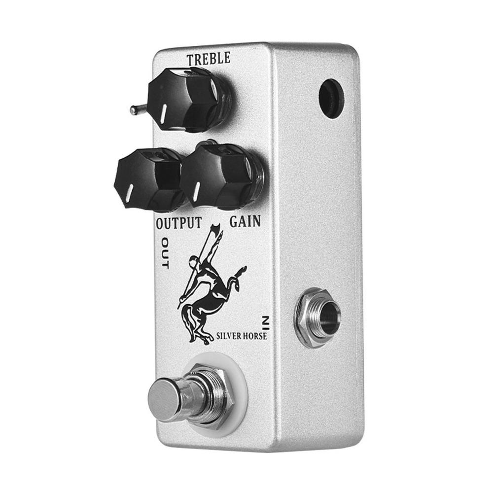 Musical Effects |   Silver Horse Overdrive Boost Guitar Effect Pedal Silver Musical Effects Musical Effects