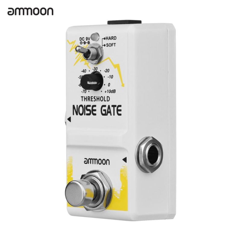 Musical Effects |   Single Noise Gate Guitar Effect Pedal True Bypass Zinc Alloy Shell Yellow Musical Effects Musical Effects