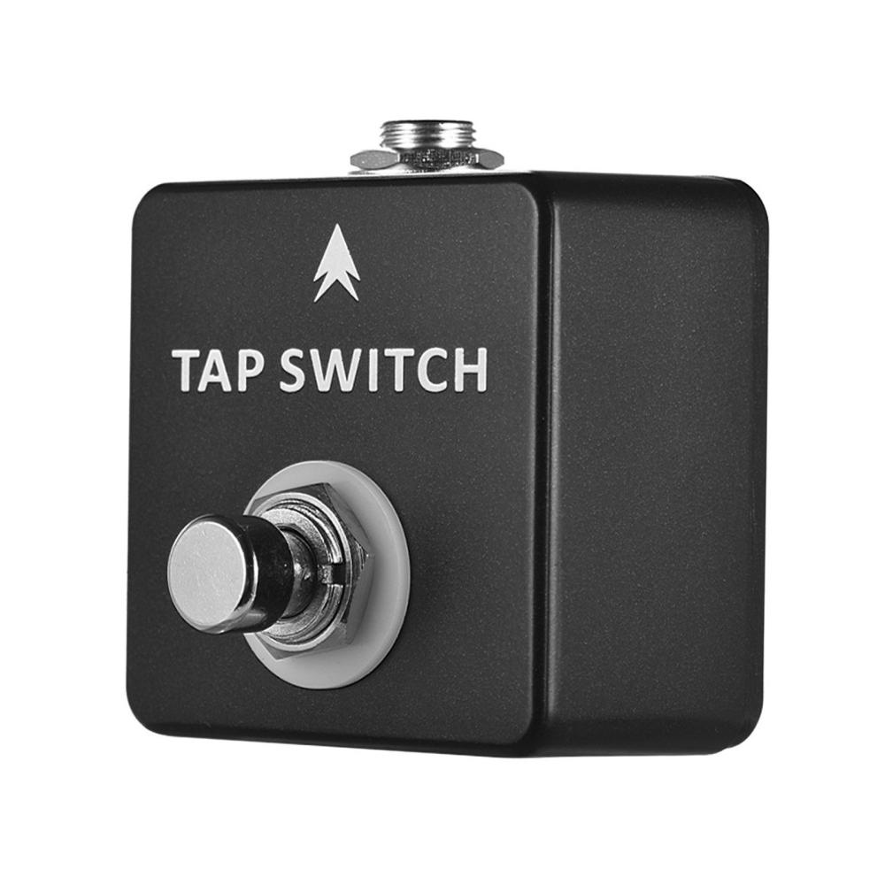 Musical Effects |   TAP SWITCH Tap Tempo Switch Pedal Full Metal Shell Black Musical Effects Black