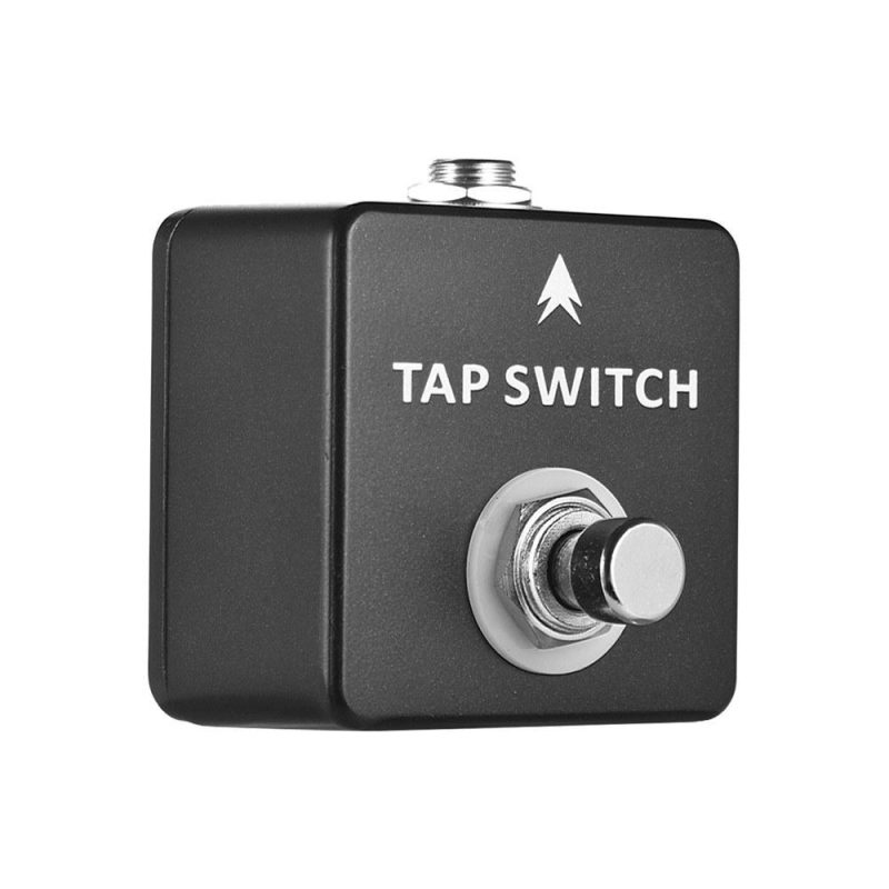 Musical Effects |   TAP SWITCH Tap Tempo Switch Pedal Full Metal Shell Black Musical Effects Black