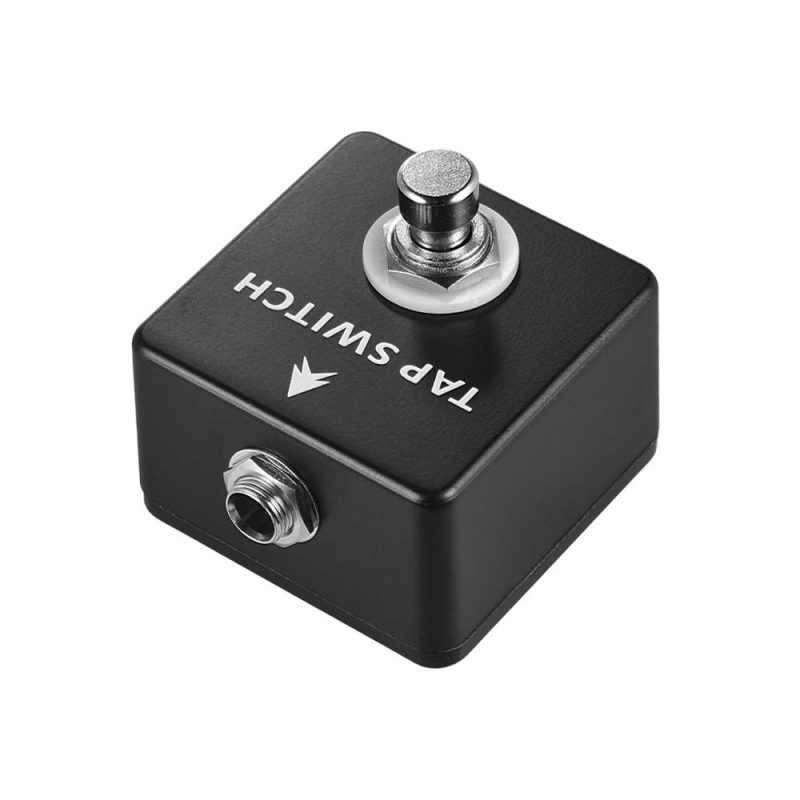 Musical Effects |   TAP SWITCH Tap Tempo Switch Pedal Full Metal Shell Black Musical Effects Black