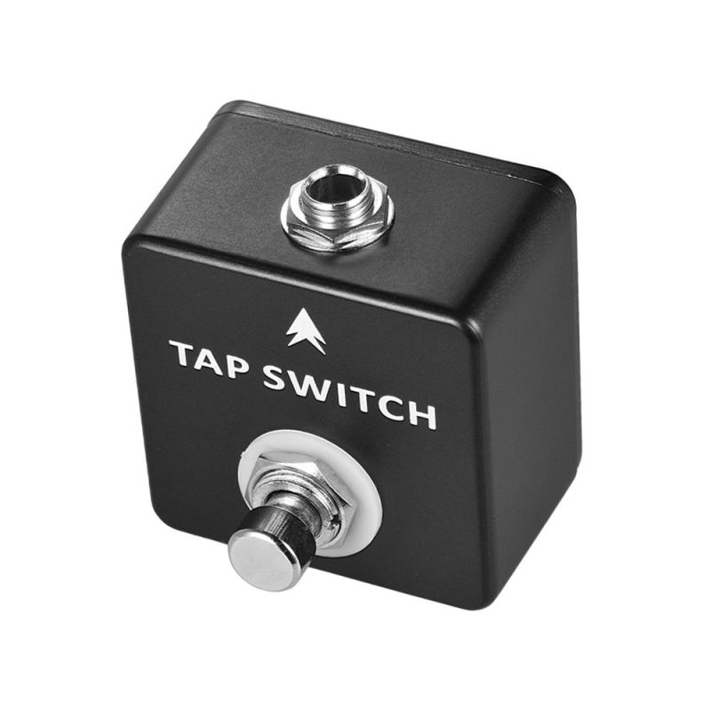 Musical Effects |   TAP SWITCH Tap Tempo Switch Pedal Full Metal Shell Black Musical Effects Black