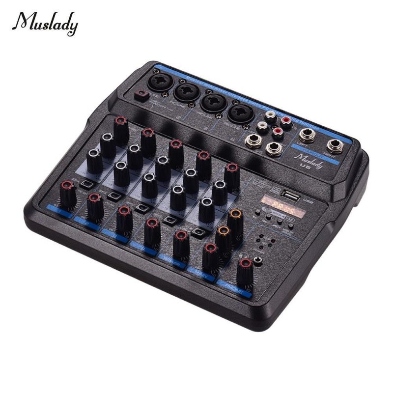 Musical Effects |   U6 Musical Mini Mixer Black Musical Effects Black