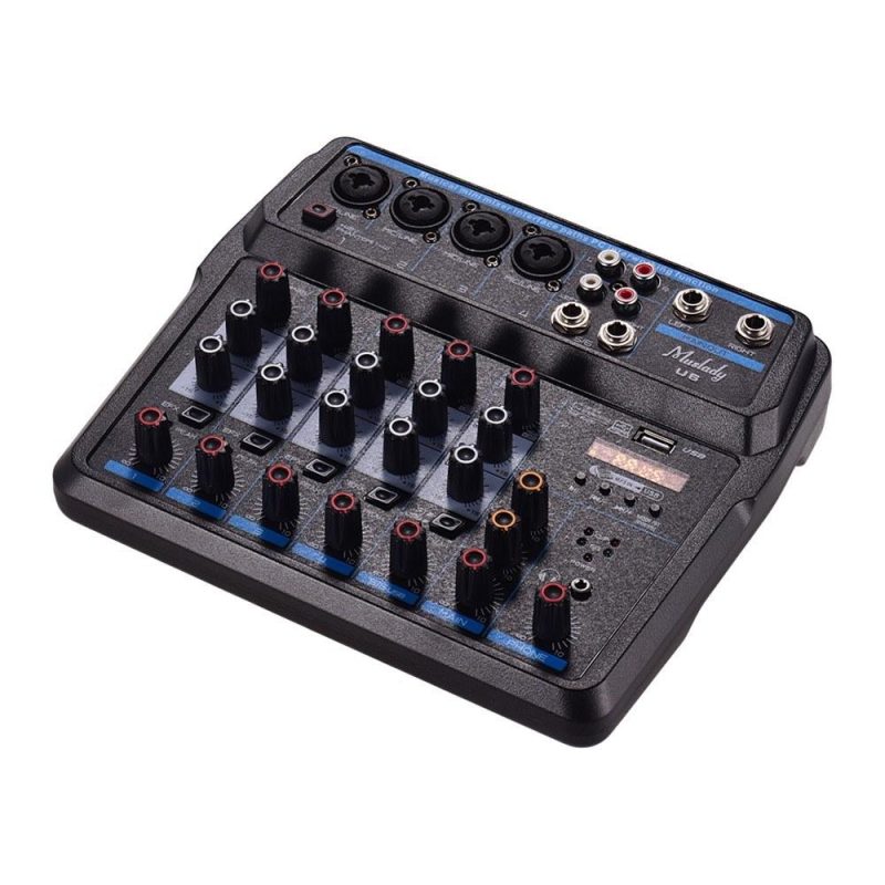 Musical Effects |   U6 Musical Mini Mixer Black Musical Effects Black