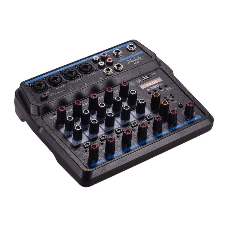 Musical Effects |   U6 Musical Mini Mixer Black Musical Effects Black