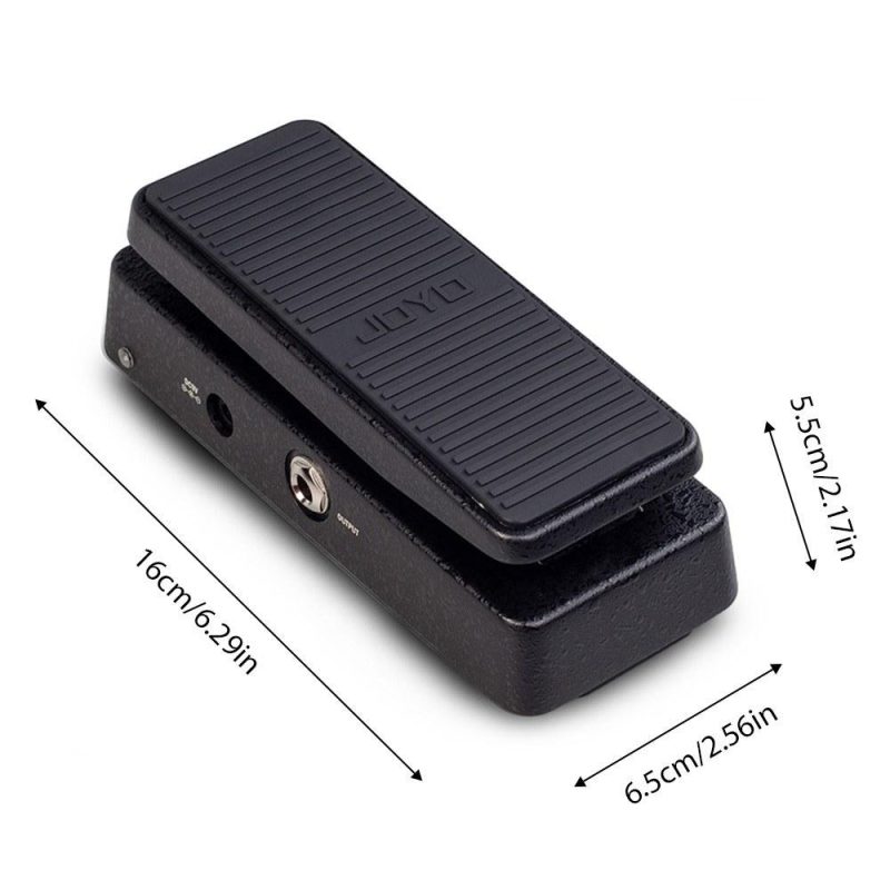 Musical Effects |   WAH-I 2-in-1 Wah Volume Pedal – Compact, Portable, and Versatile Guitar Effect Pedal Black Musical Effects Black