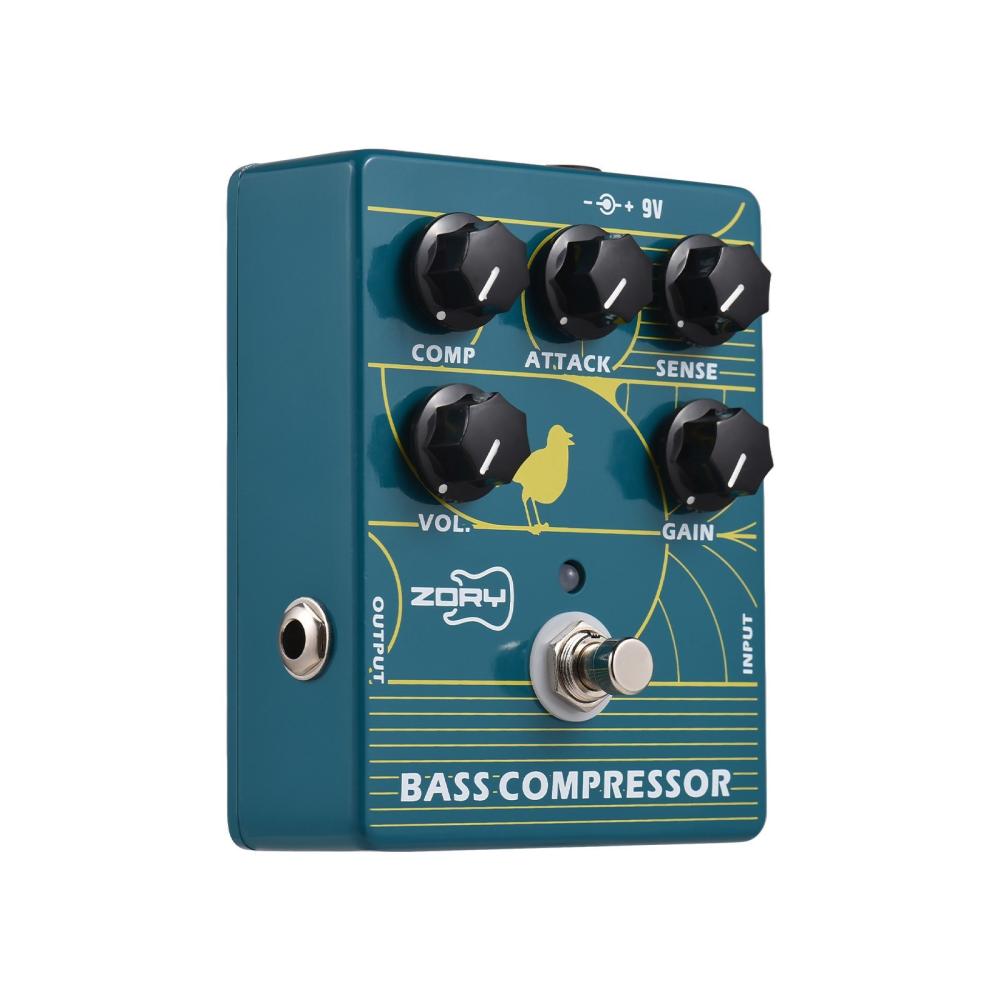 Musical Effects |   ZORY ZCP-2 Compressor Pedal / Transparent Tone / True Bypass Green Musical Effects Green