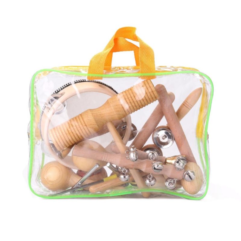 Others |   11pcs Children Hand Percussion Instruments Kit Portable Kids Music Enlightenment Musical Instruments Set Multicolor Musical Instruments Multicolor