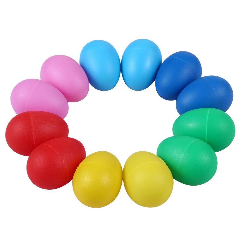 Others |   12 Pieces Egg Shakers Musical Instruments Percussion Egg for Kids Toys Colorful Musical Instruments Colorful