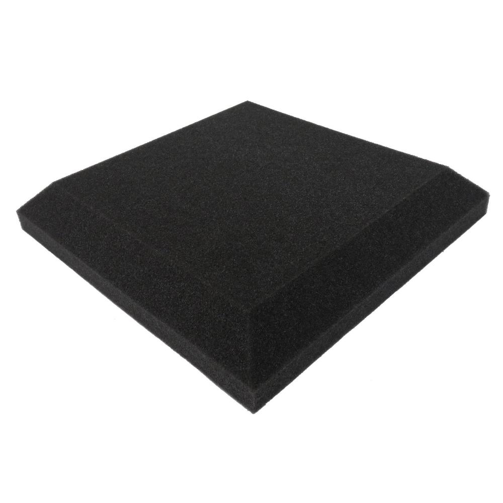 Others |   12Pcs Fiber Acoustic Panels High Density Acoustic Treatment Foam Sound Absorbing Board Soundproof Foam Sound Insulation Board for Acoustic Treatment Wall Decoration 30*30*5CM Grey Black Musical Instruments Black