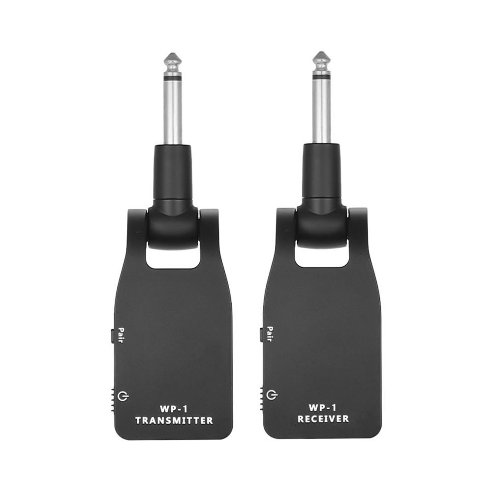 Others |   2.4G Wireless Guitar System Transmitter & Receiver Black Musical Instruments Black