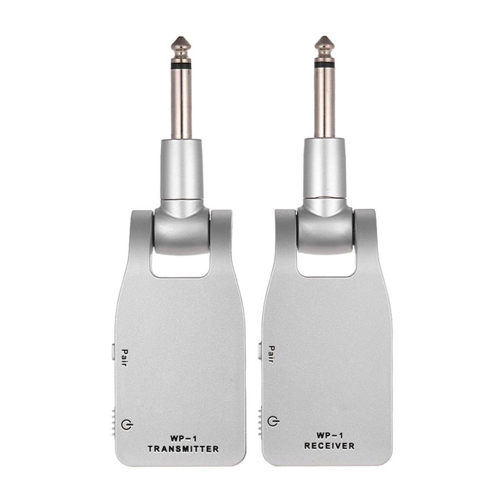 Others |   2.4G Wireless Guitar System Transmitter & Receiver Silver Musical Instruments Others