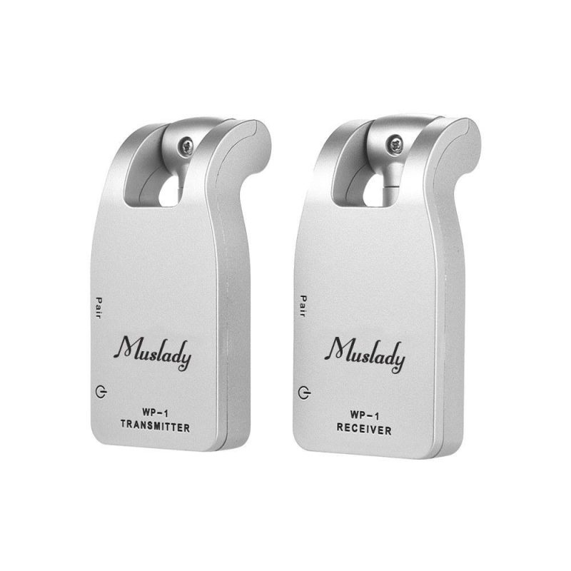 Others |   2.4G Wireless Guitar System Transmitter & Receiver Silver Musical Instruments Others