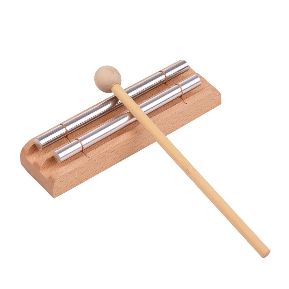 Others |   2-Tone Wooden Chimes with Mallet Percussion Instrument Musical Instruments Others