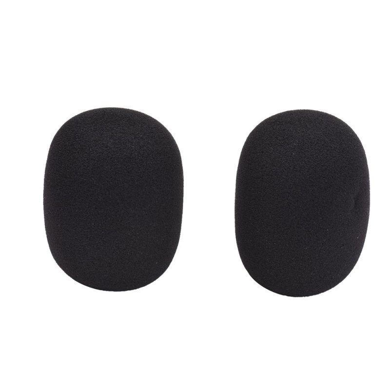 Others |   5Pcs Microphone Foam Windshield Windscreen Noise Reduction Sponge Mic Cover for Handheld Condenser Microphone Black Musical Instruments Black