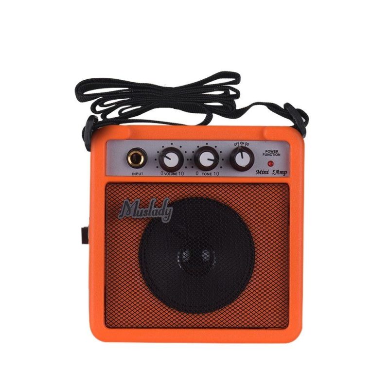 Others |   5W Mini Guitar Amplifier Amp Speaker Orange Musical Instruments Orange