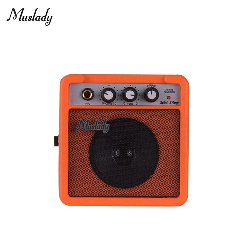 Others |   5W Mini Guitar Amplifier Amp Speaker Orange Musical Instruments Orange