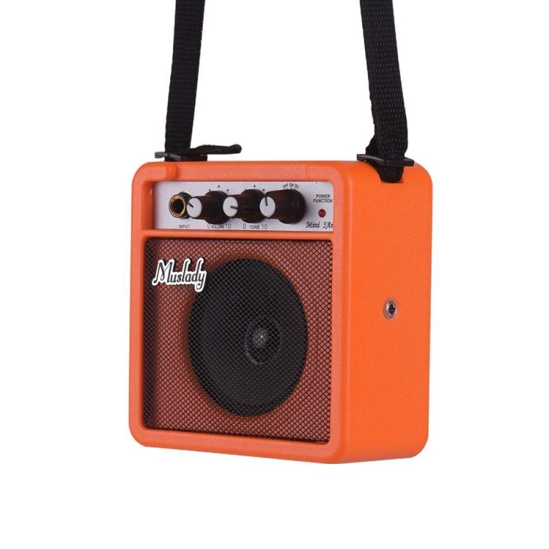 Others |   5W Mini Guitar Amplifier Amp Speaker Orange Musical Instruments Orange