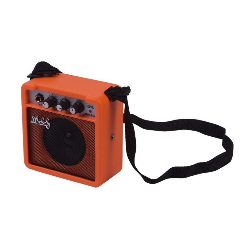 Others |   5W Mini Guitar Amplifier Amp Speaker Orange Musical Instruments Orange