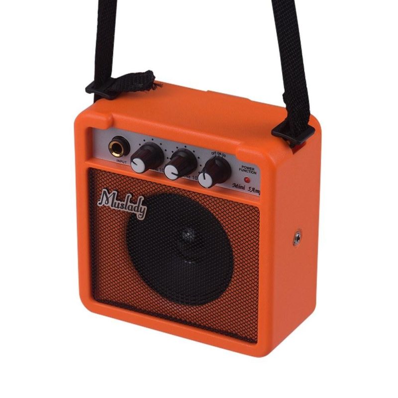 Others |   5W Mini Guitar Amplifier Amp Speaker Orange Musical Instruments Orange