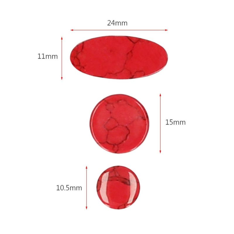 Others |   9pcs Saxophone Buttons Set of 9pcs Sax Stone Key Buttons for Alto Saxophone Red Musical Instruments Others