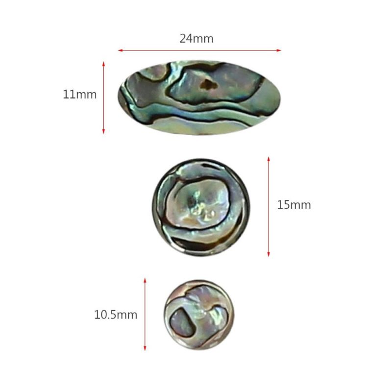 Others |   9pcs Saxophone Buttons Shell Material Set of 9pcs Sax Key Buttons for Alto Saxophone Musical Instruments Others