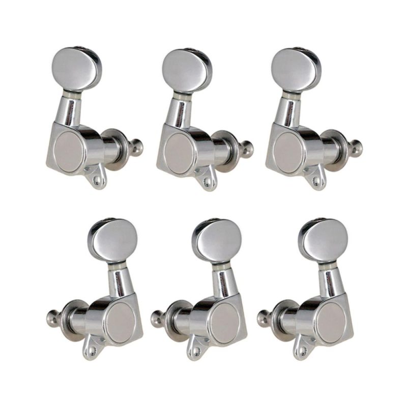 Others |   Guitar String Tuning Pegs Tuning Machines Sealed Machine Heads Grover Tuners Tuning Keys Oval Button 3 Left 3 Right for Electric Guitar or Acoustic Guitar Chrome Black Silver Musical Instruments Others