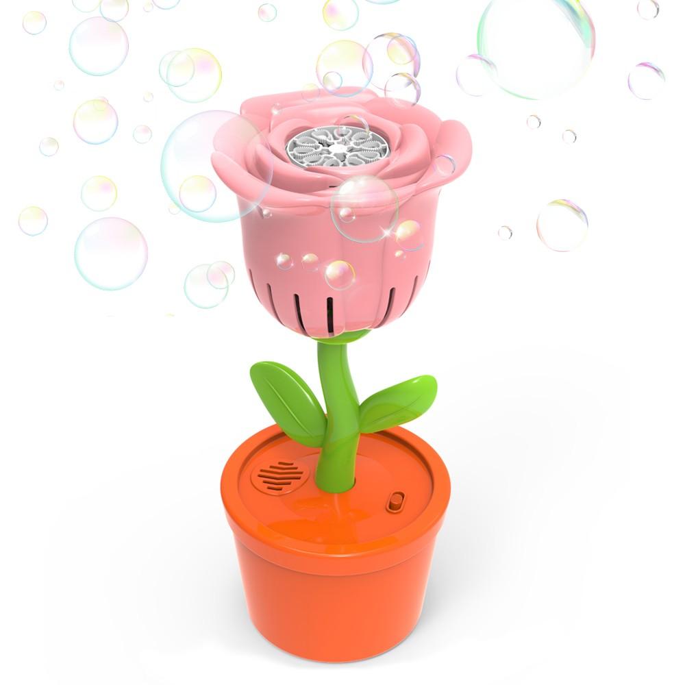 Others |   Interactive Rose-Shaped Bubble Maker / Sound Lamp / Outdoor Celebrations Pink Musical Instruments Others