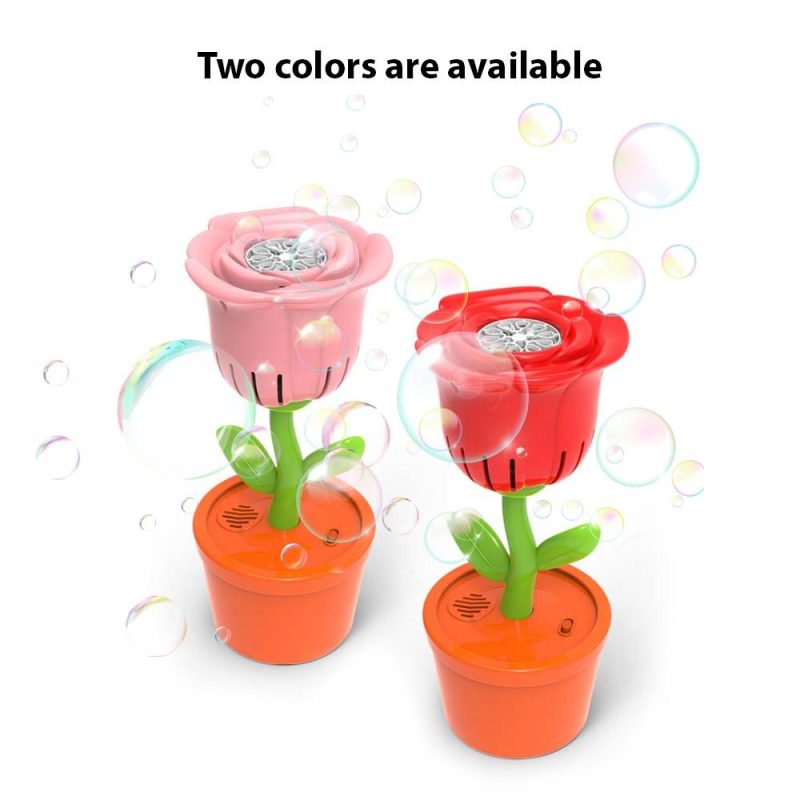 Others |   Interactive Rose-Shaped Bubble Maker / Sound Lamp / Outdoor Celebrations Red Musical Instruments Others