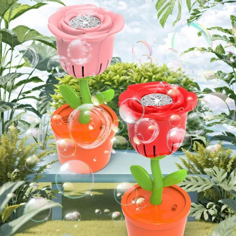 Others |   Interactive Rose-Shaped Bubble Maker / Sound Lamp / Outdoor Celebrations Red Musical Instruments Others